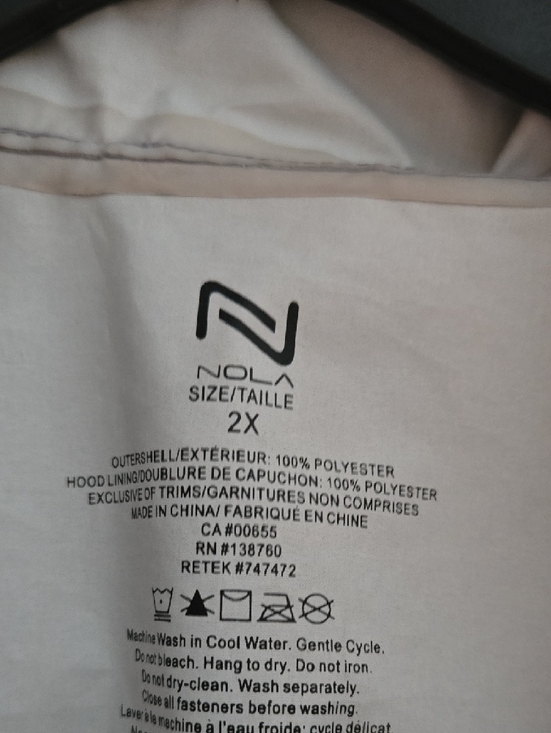 3 For $40 Nola Black Hooded Utility Anorak Jacket - Picture 2 of 3